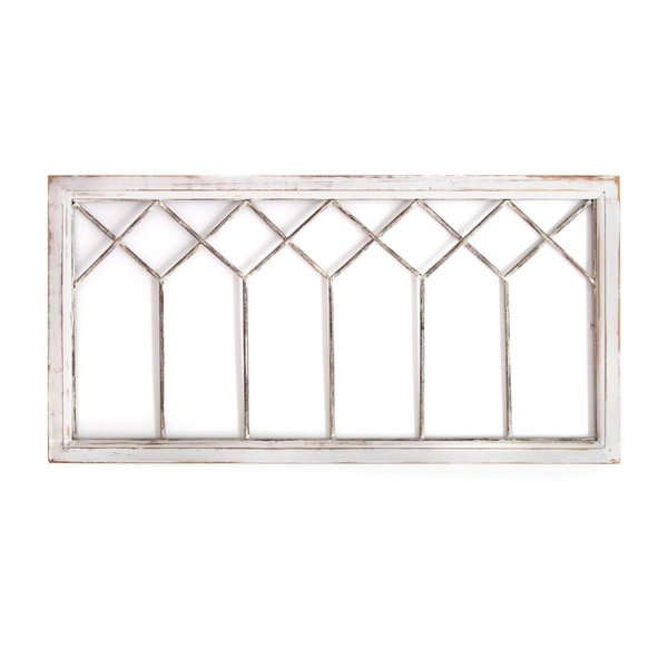 Kd Estanteria Distressed Window Panel Wall Decor KD2467668